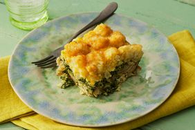 a recipe photo of the Spinach, Feta & Artichoke Tater Tot Casserole