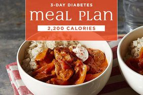 3-Day Diabetes Meal Plan: 2,200 Calories