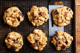 Oatmeal-Coconut Cookies with Cranberries & White Chocolate