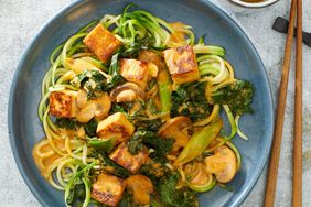 Thai Tofu & Vegetable Curry with Zucchini Noodles