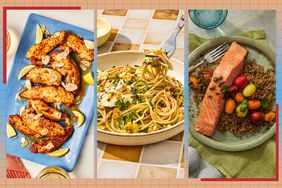 a collage featuring some of the recipes in the 7-Day No-Sugar Anti-inflammatory Meal Plan for Metabolic Syndrome