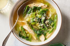 Spring Green Soup with Chicken