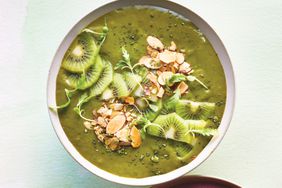 a recipe photo of Almond-Matcha Green Smoothie Bowl