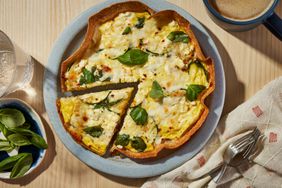 a recipe photo of the Baked Zucchini, Feta & Egg Tortilla 