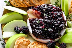 Baked Brie with Blackberry Jam