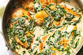 Creamy Garlic Skillet Chicken with Spinach