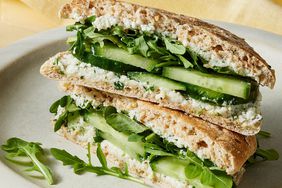 a recipe photo of the Cucumber Sandwich with Cotija and Lime