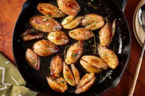 a recipe photo of the Maple-Balsamic Roasted Shallots