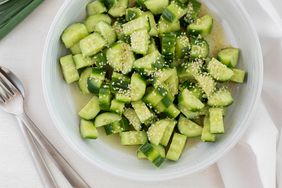 a recipe photo of the 10-Minute Sesame Cucumber Salad