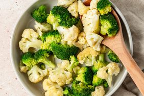 a recipe photo of the Broccoli and Cauliflower Saute