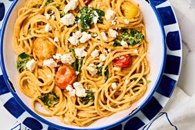 a recipe photo of the Creamy Feta & Tomato Pasta