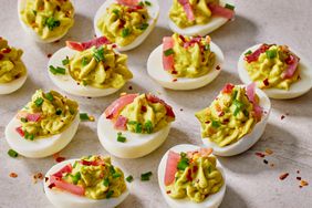 a recipe photo of the Avocado Deviled Eggs