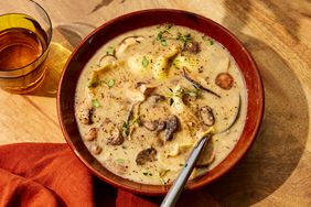 a recipe photo of the Creamy Mushroom Soup with Sherry
