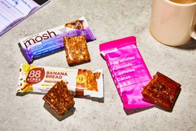 three of the best protein bars: Mosh, 88 Acres and RxBar