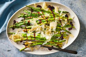 a recipe photo of the Quick & Easy Asparagus with Balsamic and Parmesan