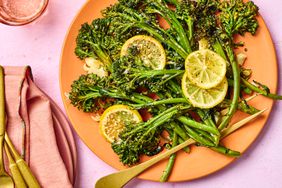 a recipe photo of the Roasted Broccolini with Lemon & Parmesan