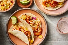 a recipe photo of the TajÃ­n Shrimp Tacos with Cabbage Slaw 