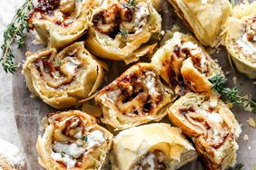 Fig & Goat Cheese Puff Pastry Roll