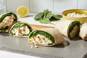 a recipe photo of the Chicken, Spinach & Feta Wrap