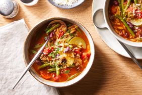 a recipe photo of the Minestrone Soup 