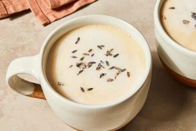 a recipe photo of the Lavender Lattes
