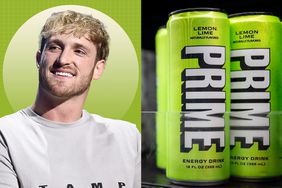 a side by side of Logan Paul and Prime Energy drink