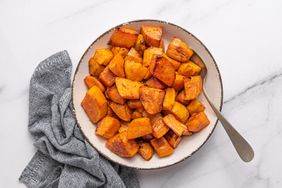 a recipe photo of the Maple-Roasted Sweet Potatoes