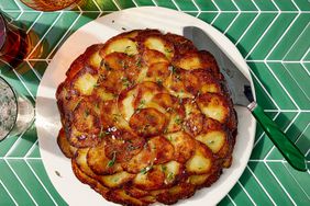 a recipe photo of the Garlicky Potato Galette