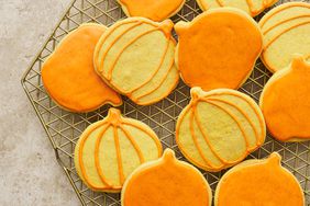a recipe photo of the Pumpkin Sugar Cookies