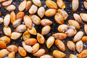 image of roasted butternut squash seeds
