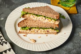 a recipe photo of the High-Protein Tuna & Chickpea Salad Sandwich