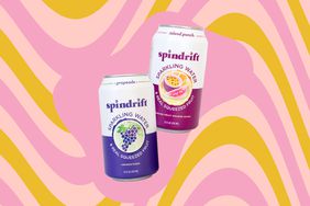 a photo of the Spindrift cans in the flavor Grapeade and Island Punch