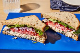a recipe photo of the Tuna Salad & Tomato Sandwich