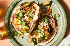 a recipe photo of the Vegetarian Tacos with Zucchini and Corn