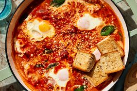 a recipe photo of the 15-Minute Eggs in Vodka Sauce
