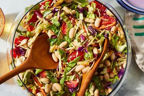 a recipe photo of the White Bean & Cherry Tomato Salad