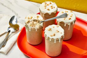 a recipe photo of the Reeseâs White Chocolate Peanut Butter Egg-Inspired Overnight Oats
