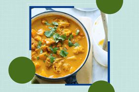 a recipe photo of the Roasted Cauliflower & Potato Curry Soup 
