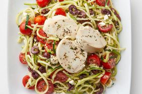 Zucchini Noodle Salad with Chicken